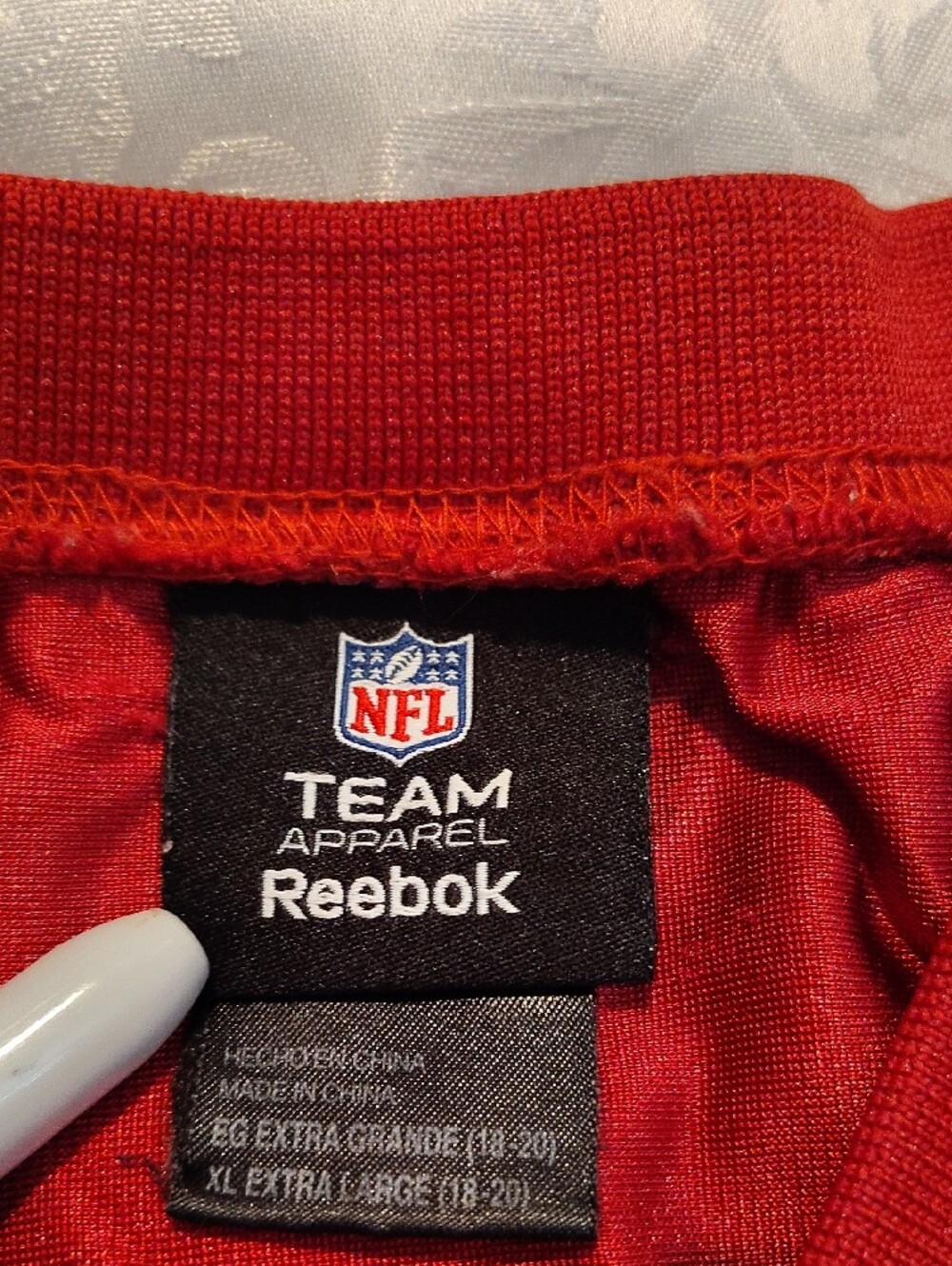 Reebok Red Arizona Cardinals #11 Kids Jersey - Picture 3 of 7